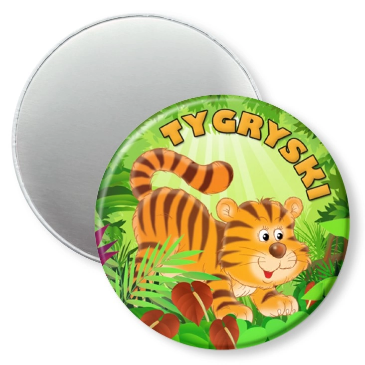 przypinka magnes Tygryski