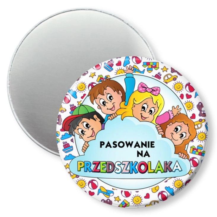 przypinka magnes Pasowanie na Przedszkolaka