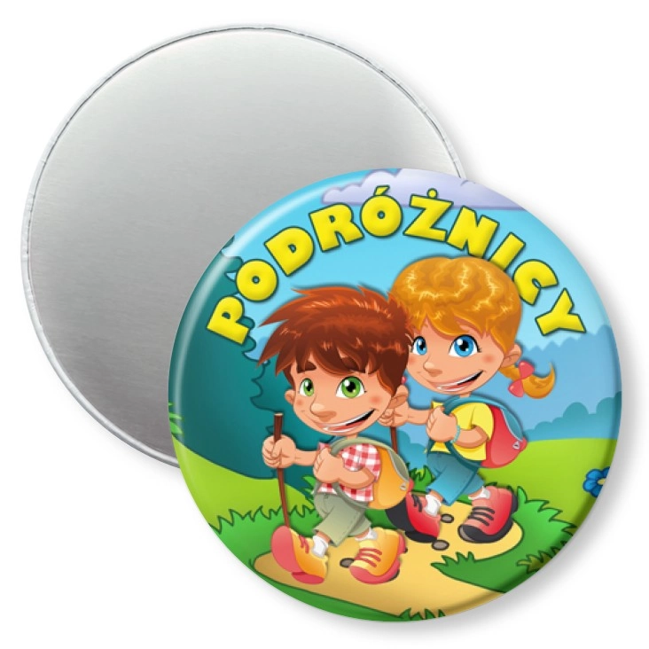 przypinka magnes Podróżnicy