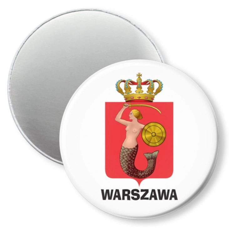 przypinka magnes Warszawa