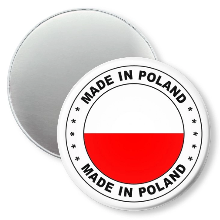 przypinka magnes Made in Poland