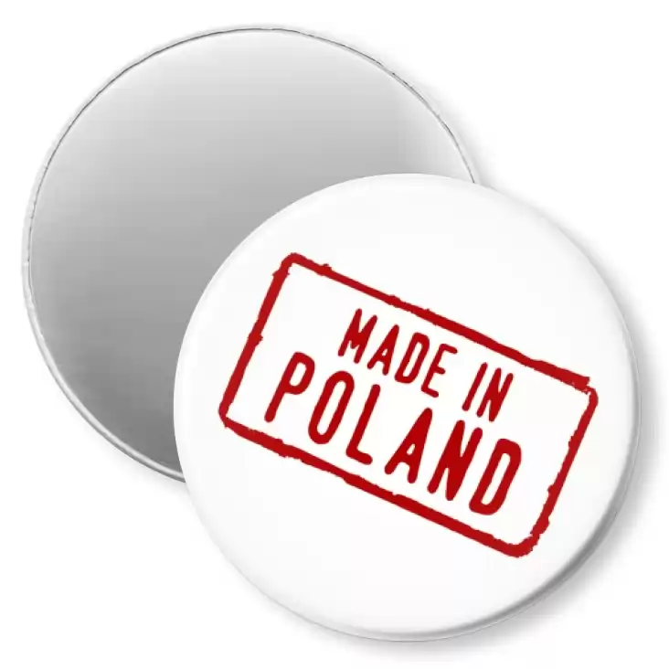 przypinka magnes Made in Poland