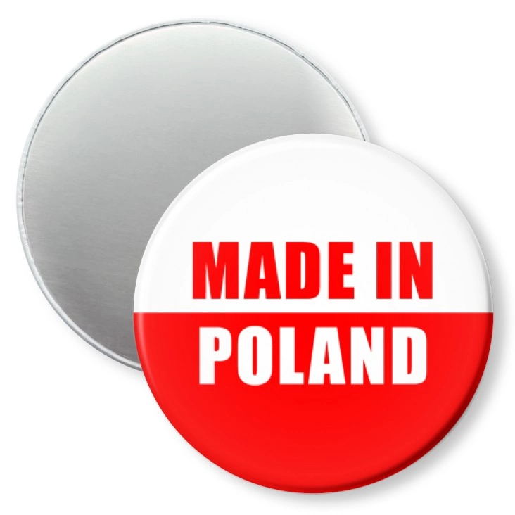 przypinka magnes Made in Poland