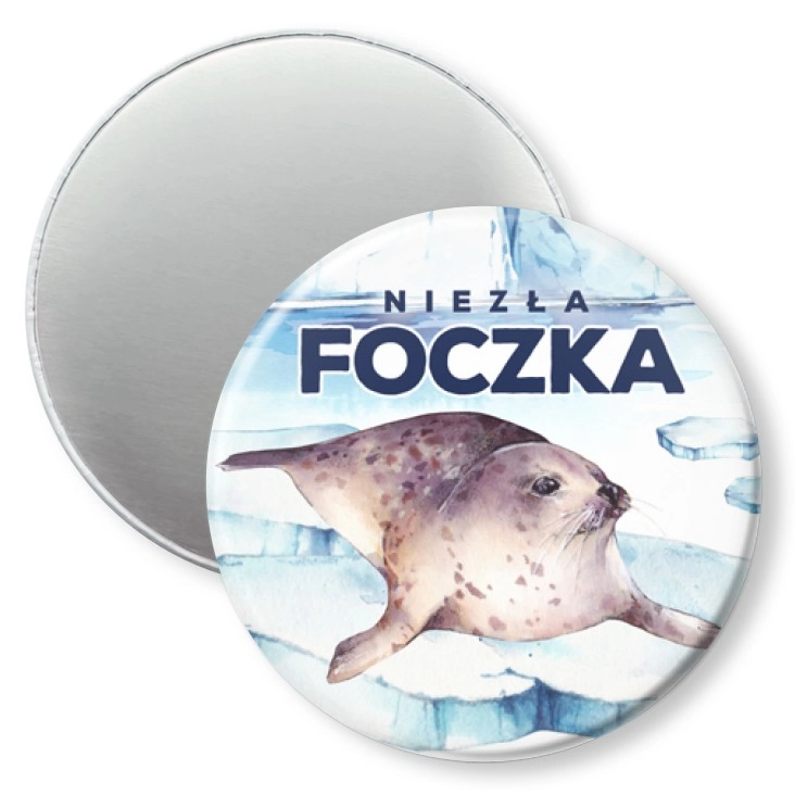 przypinka magnes Niezła foczka