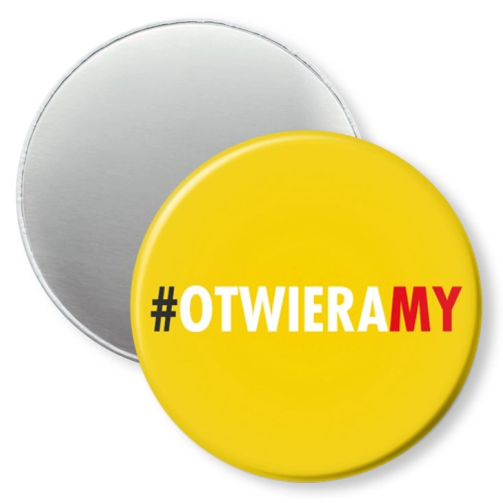przypinka magnes Otwieramy