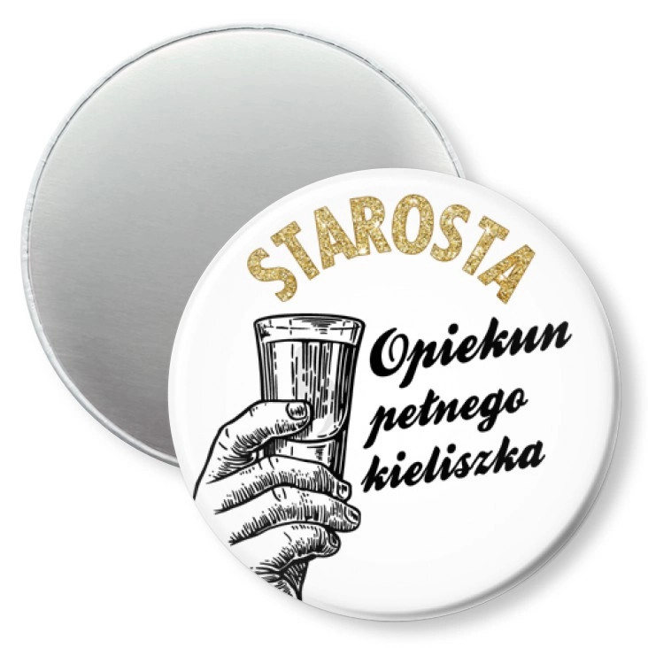 przypinka magnes Starosta