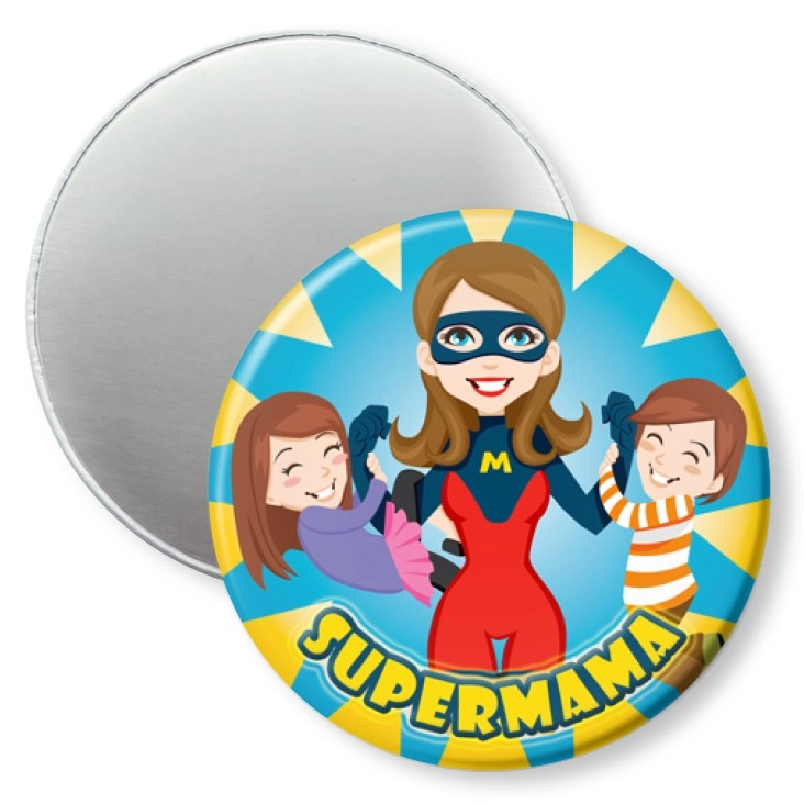 przypinka magnes Supermama