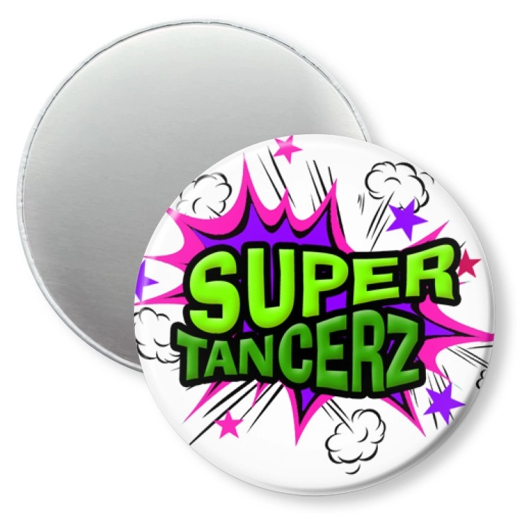 przypinka magnes Super Tancerz komiks