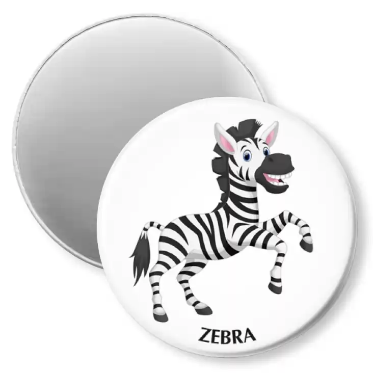 przypinka magnes Zebra