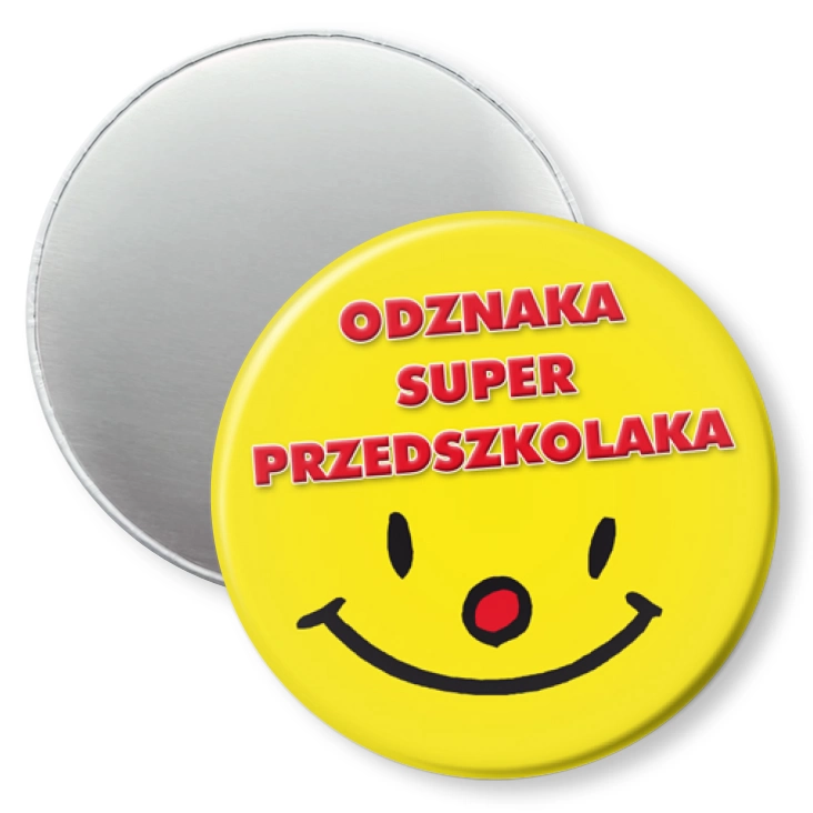 przypinka magnes Odznaka Super Przedszkolaka