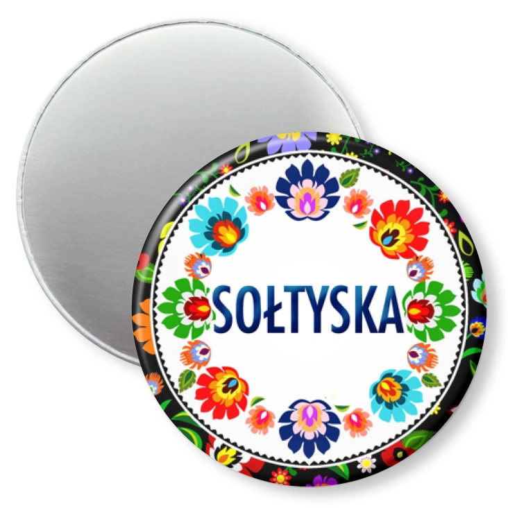 przypinka magnes Sołtyska folk