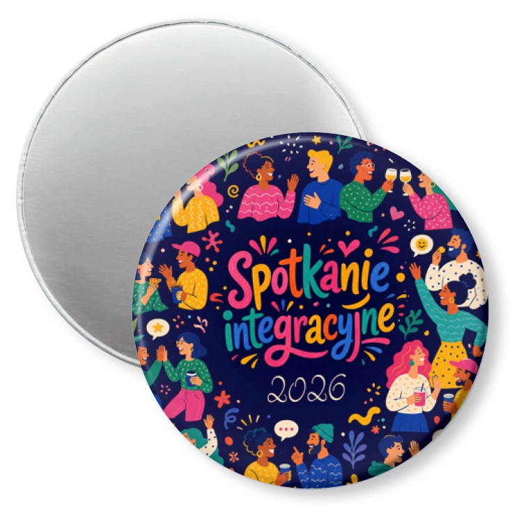 przypinka magnes Spotkanie integracyjne