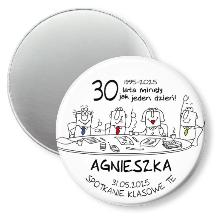 przypinka magnes Spotkanie klasowe TE 2025