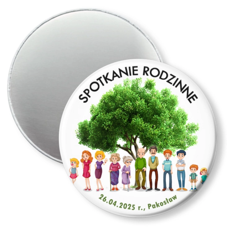 przypinka magnes Spotkanie Rodzinne Pakosław 2025