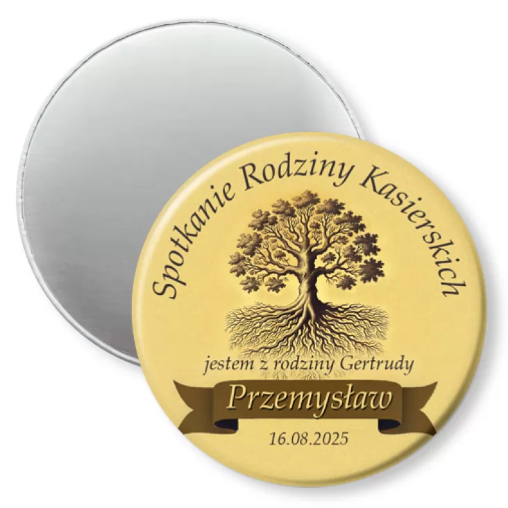 przypinka magnes Spotkanie rodziny Kasierskich 2025