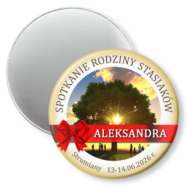 przypinka magnes Spotkanie Rodziny Stasiaków