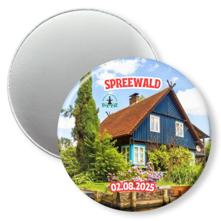 przypinka magnes Spreewald w sierpniu PTTK Nysa
