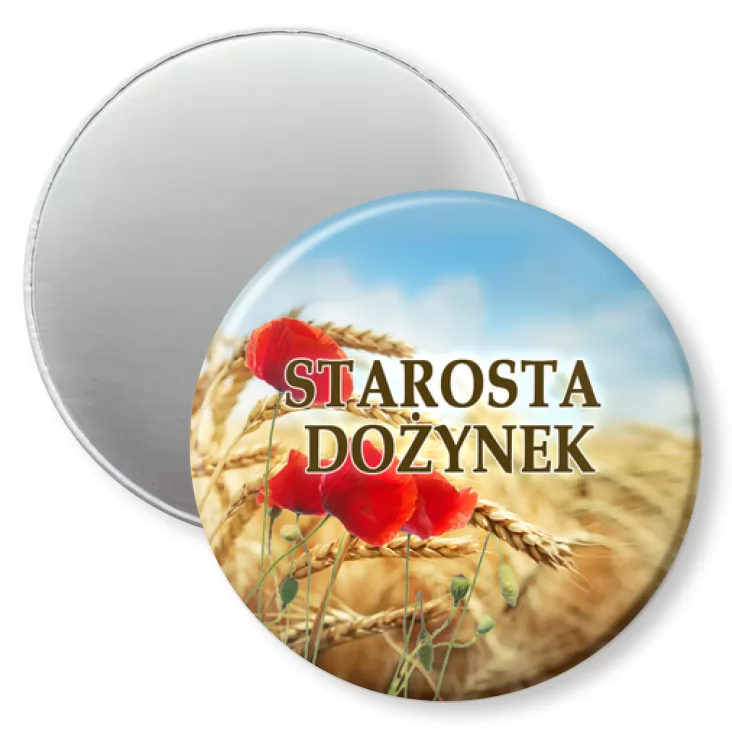 przypinka magnes STAROSTA DOŻYNEK