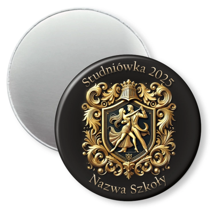 przypinka magnes Studniówka Herbowa