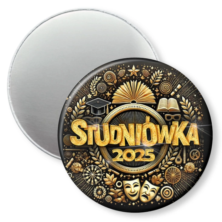 przypinka magnes Studniówka profil humanistyczny