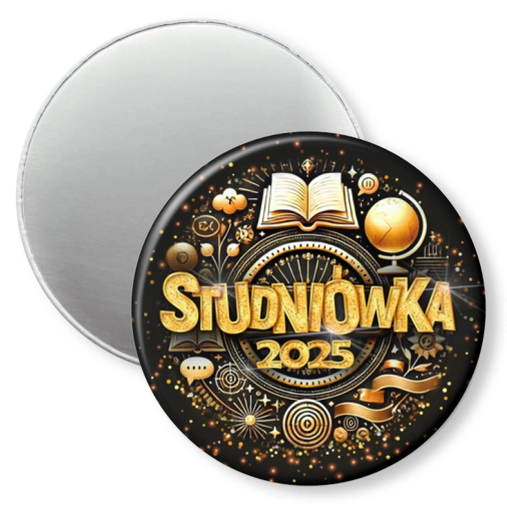 przypinka magnes Studniówka profil językowy
