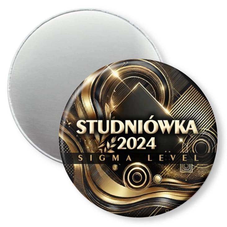 przypinka magnes Studniówka Sigma level