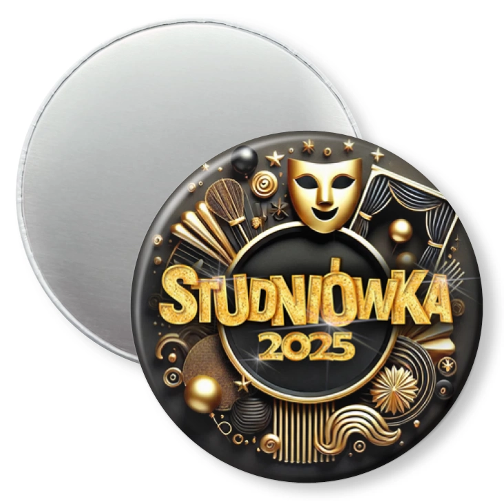 przypinka magnes Studniówka szkoła teatralna