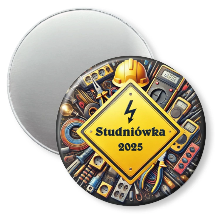 przypinka magnes Studniówka Zespół Szkół Elektrycznych