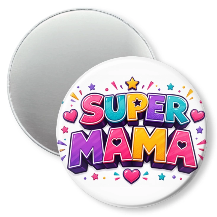 przypinka magnes Super mama
