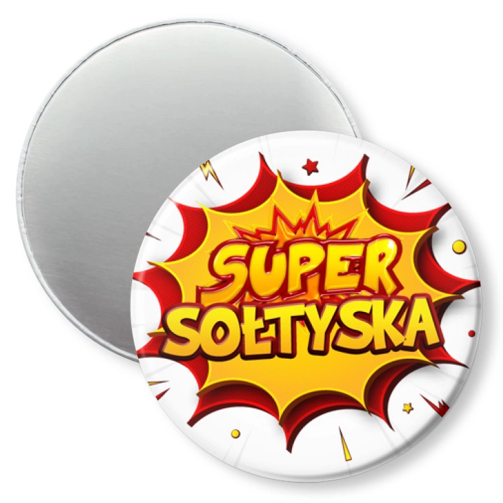 przypinka magnes Super Sołtyska