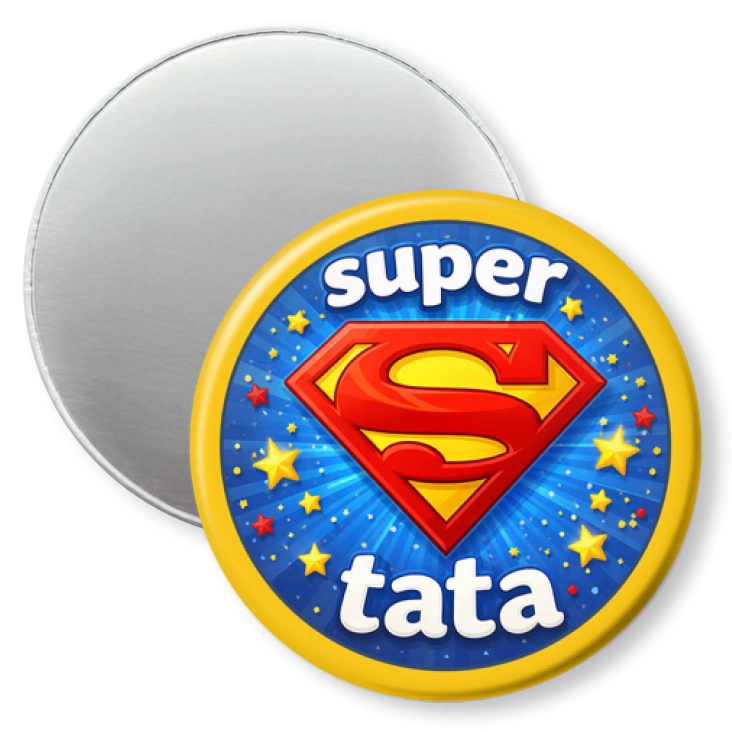 przypinka magnes Super tata