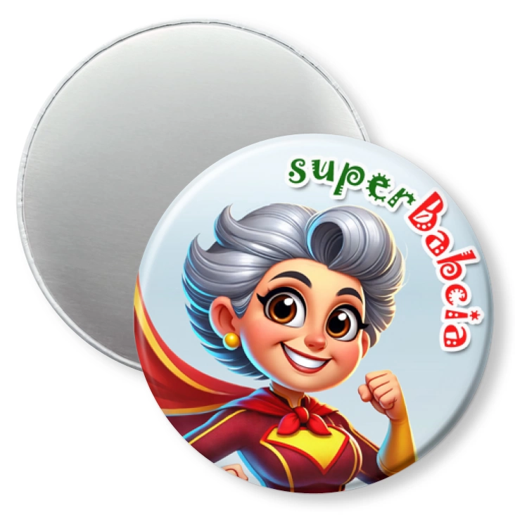 przypinka magnes superBabcia