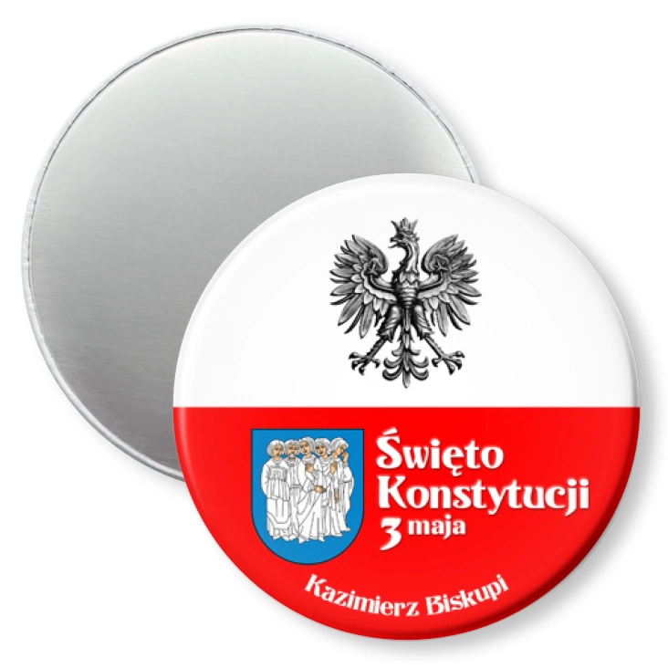 przypinka magnes Święto Konstytucji 3 Maja Kazimierz Biskupi