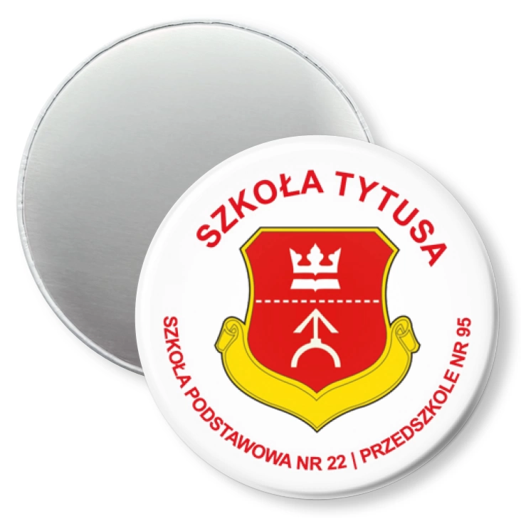 przypinka magnes Szkoła Tytusa