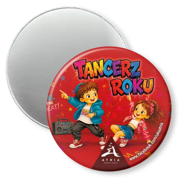przypinka magnes Tancerz Roku Atria