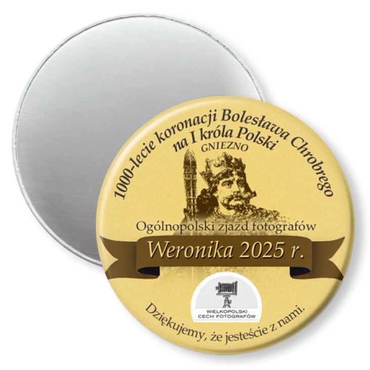 przypinka magnes Weronika 2025