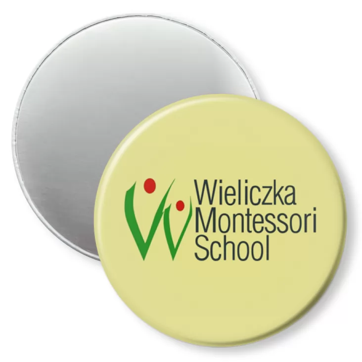 przypinka magnes Wieliczka Montessori School