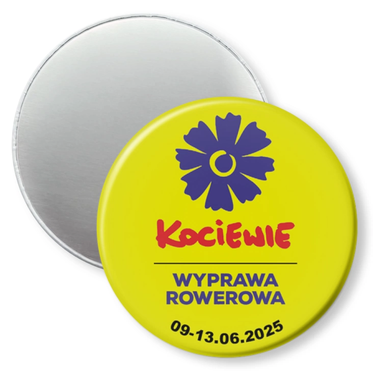 przypinka magnes Wyprawa rowerowa Kociewie 2025