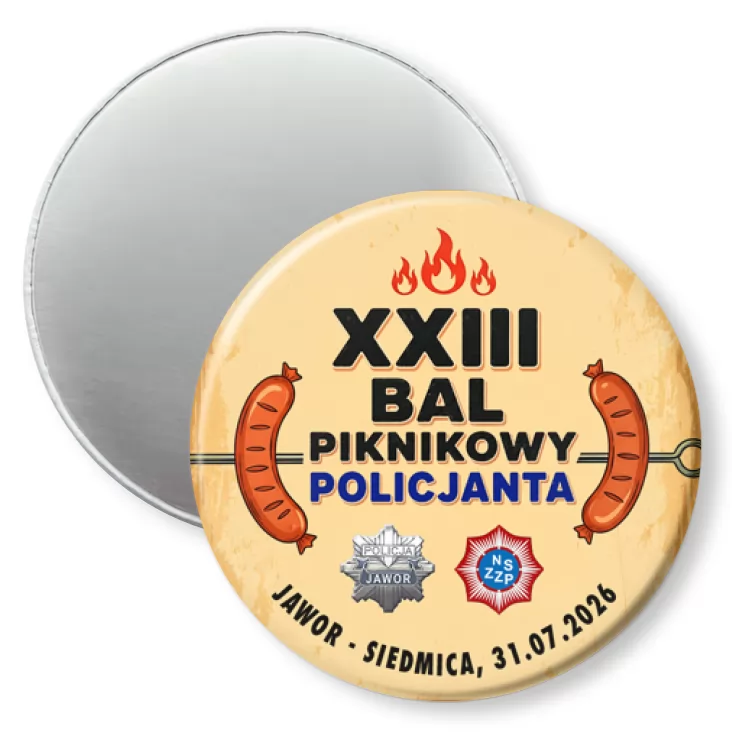 przypinka magnes XXIII Bal Piknikowy Policjanta