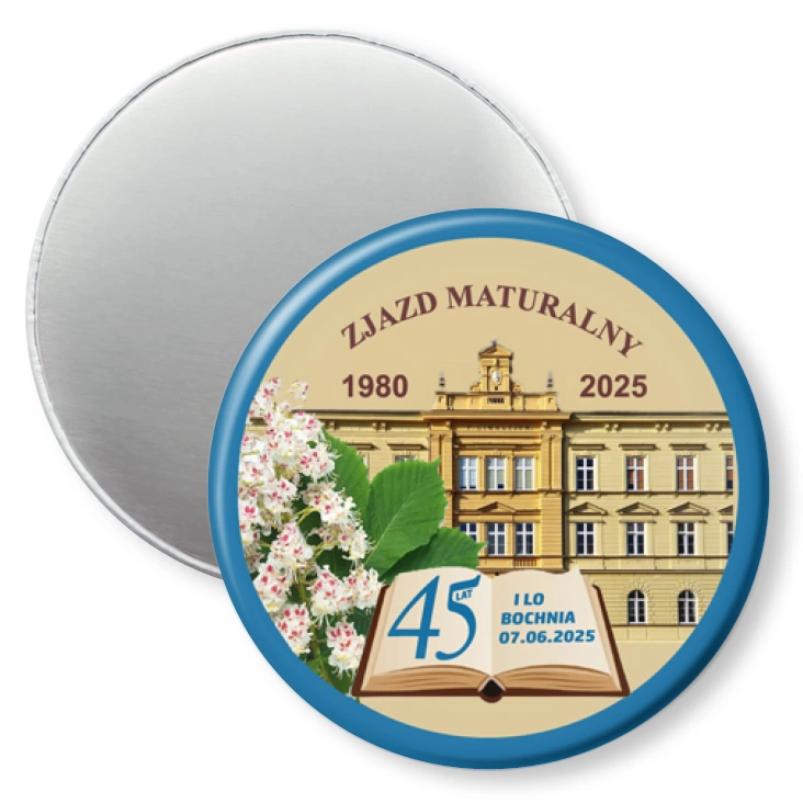 przypinka magnes Zjazd maturalny I LO Bochnia