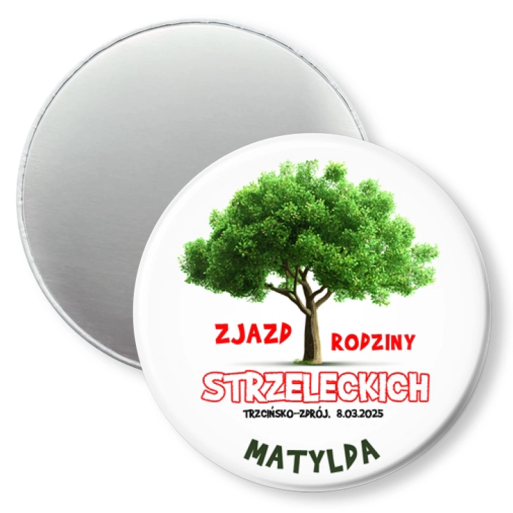 przypinka magnes Zjazd Rodziny Strzeleckich Trzcisko-Zdrój 2025