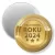 Przypinka magnes Złoty medal pracownik roku