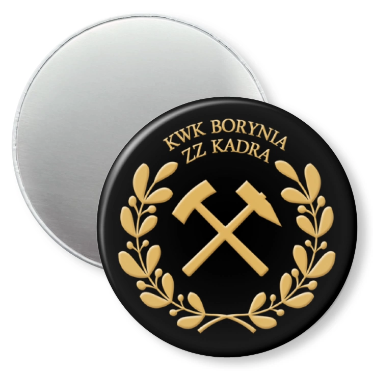 przypinka magnes ZZ KADRA KWK BORYNIA
