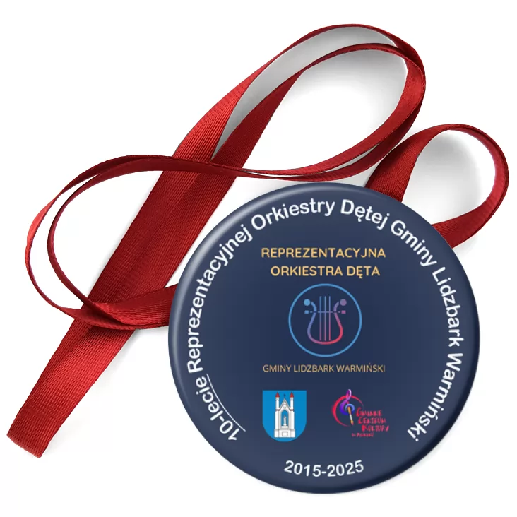 przypinka medal 10-lecie Reprezentacyjnej Orkiestry Dętej