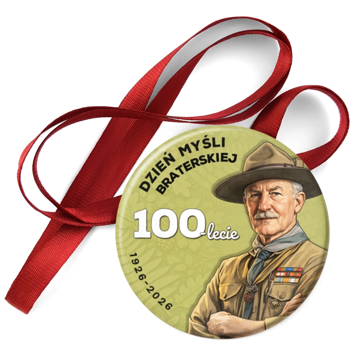przypinka medal 100-lecie DMB Robert Boden Powell