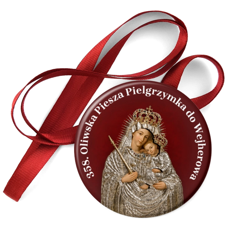 przypinka medal 358. Oliwska Piesza Pielgrzymka do Wejherowa