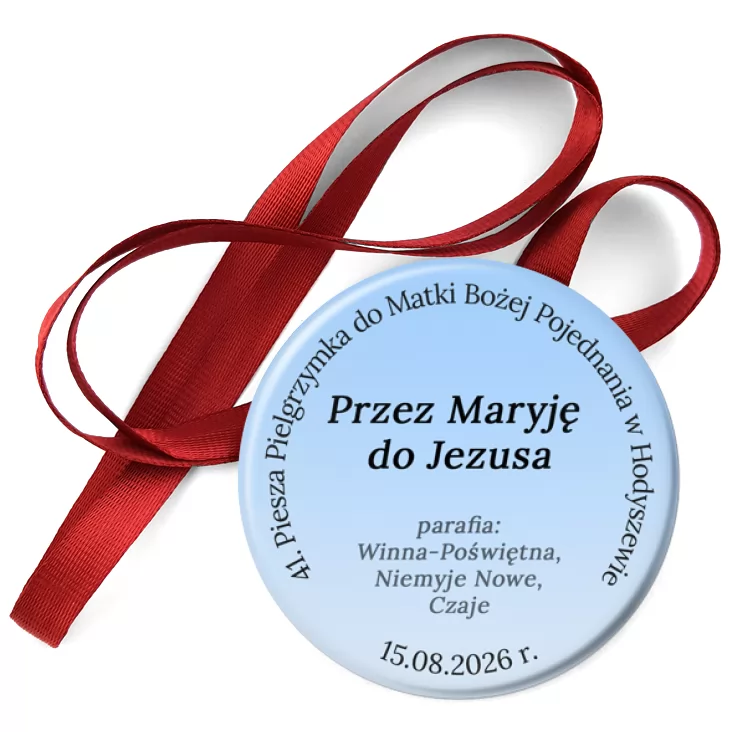 przypinka medal 41 Piesza Pielgrzymka do Matki Bożej Pojednania