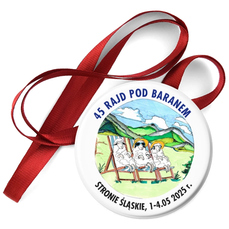 przypinka medal 45 Rajd pod Baranem