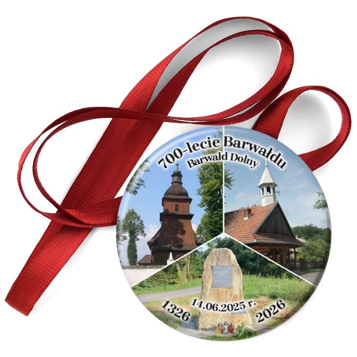 przypinka medal 700-lecie Barwałd Dolny