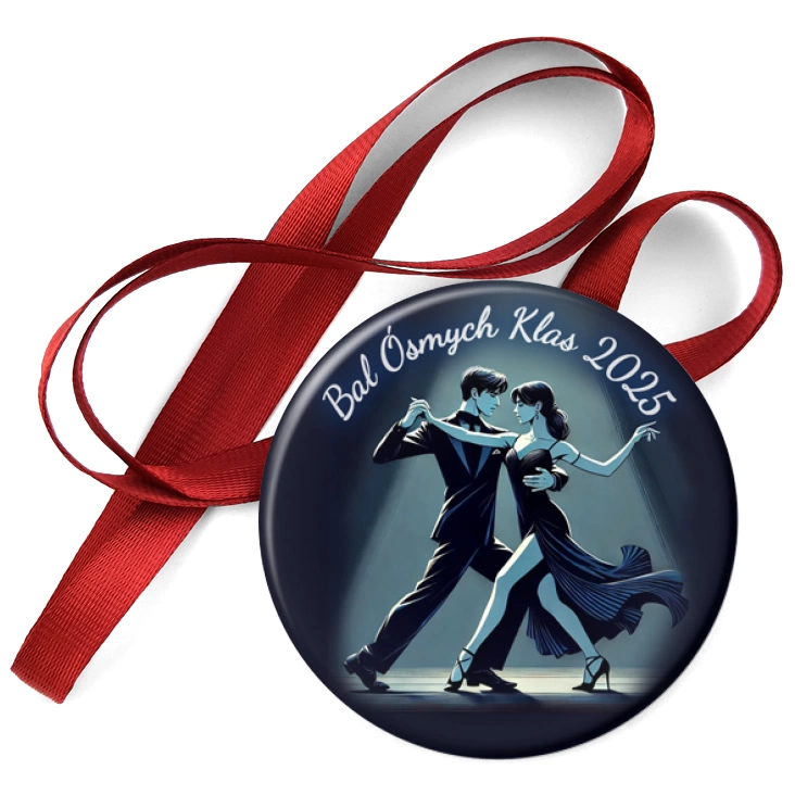przypinka medal Bal Ósmych Klas tango